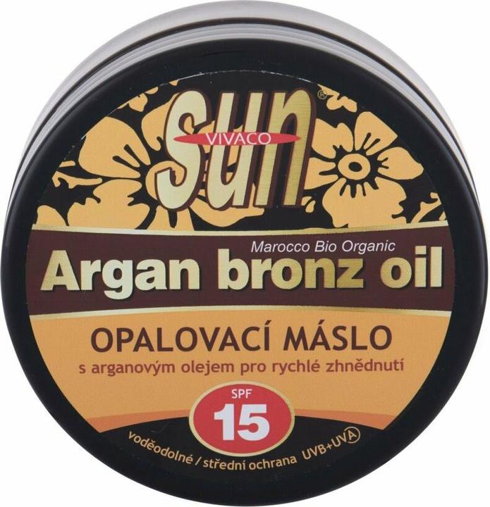 Produktbild Vivapharm Sun Argan Bronz Oil Spf 15 Opalovaci Maslo S Bio Arganovym Olejem (Sonnenöl, SPF 15, 200 ml, 150 g)