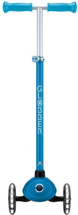 Actual product image Globber PRIMO PLUS GLOW LIGHTS Scooter - Petrol Blue (443-100)