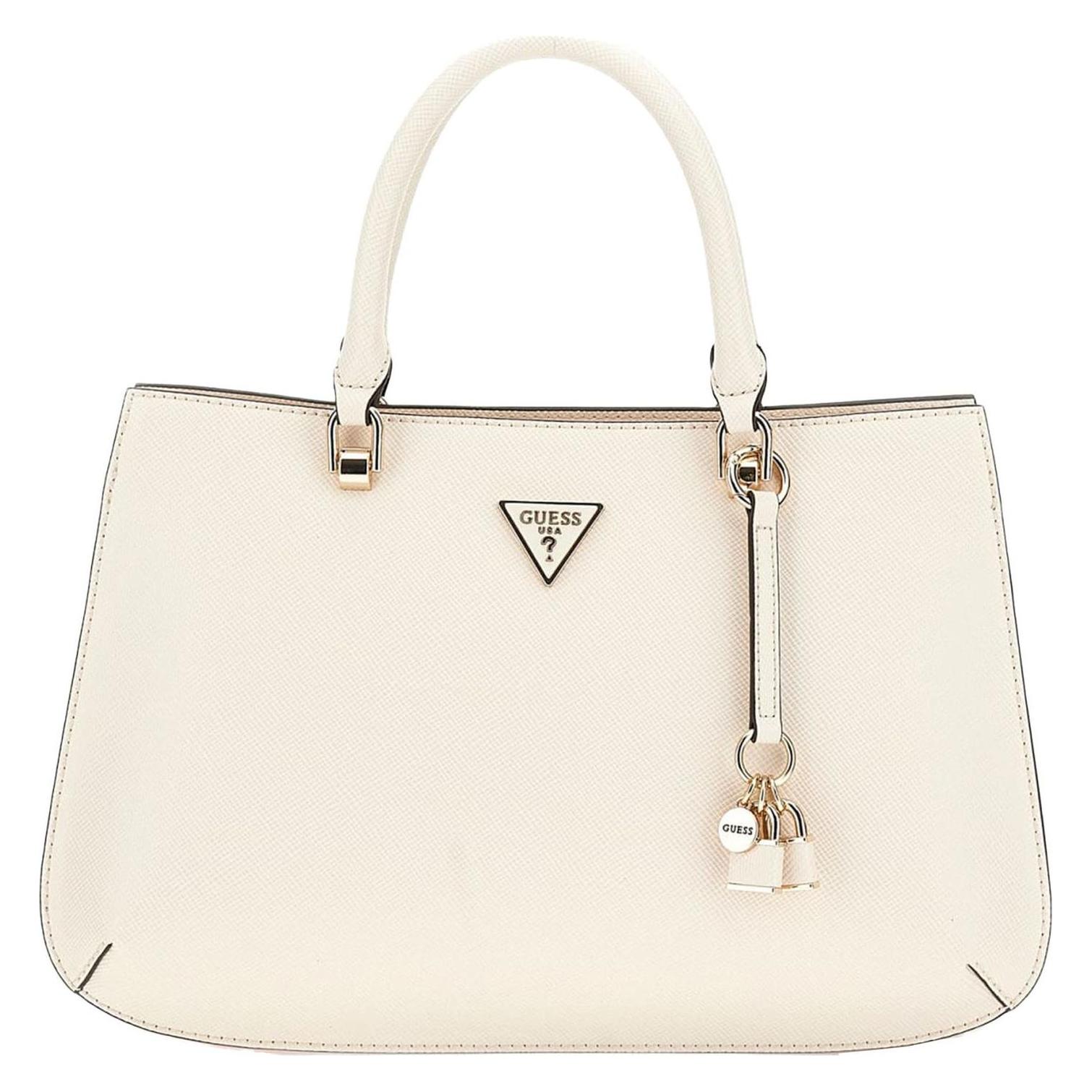 Guess, Damen, Handtasche, Ilia Luxury Satchel, Beige