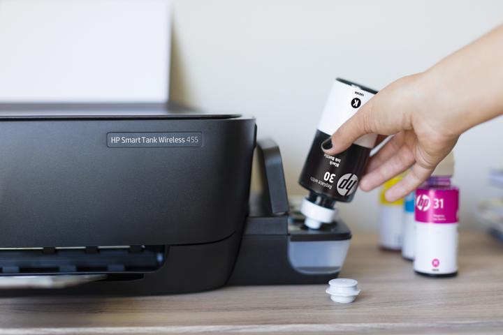 Actual product image HP Smart Tank Wireless 455 - multifunction printer - color - inkjet - refilla (Ink, Colour)