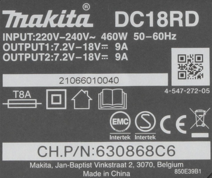 Actual product image Makita Dc18rd (18 V)