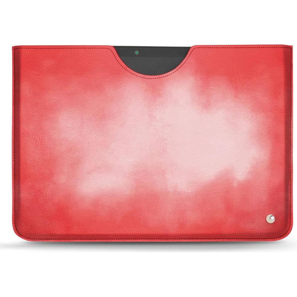 Noreve Lederschutzhülle (Microsoft Surface Pro X), Tablet Hülle, Rosa
