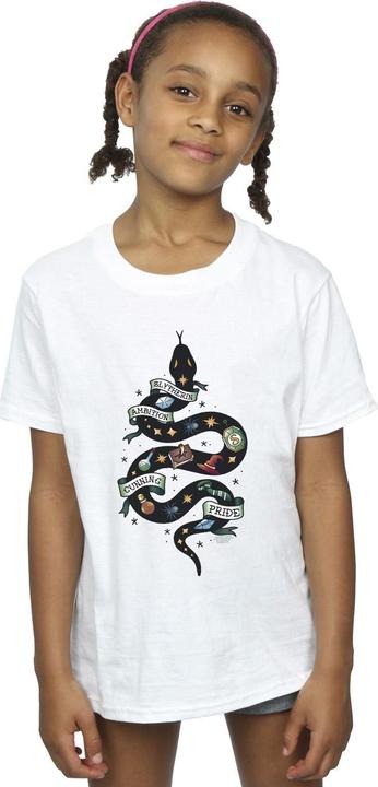 Immagine prodotto Slytherin Sketch Maglietta Ragazze (152, 158)