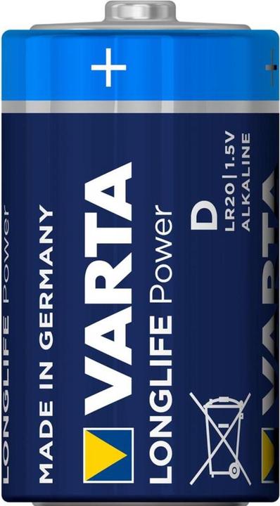 Produktbild Varta LONGLIFE Power (2 Stk., D, 16500 mAh)