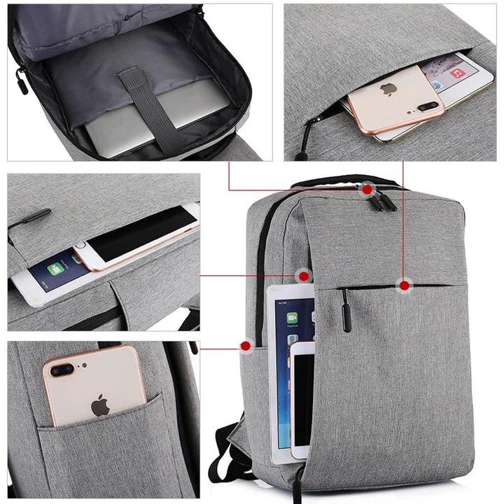 Immagine prodotto Only-Bags.Store Zaino per laptop da 15,6 pollici Zaino in nylon per laptop da viaggio Zaino per computer con