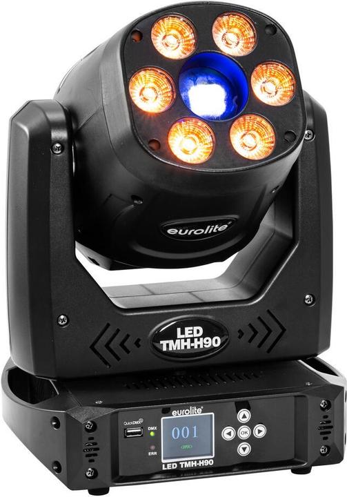 Produktbild Eurolite Set 4x LED TMH-H90 + Case mit Rollen (Set)