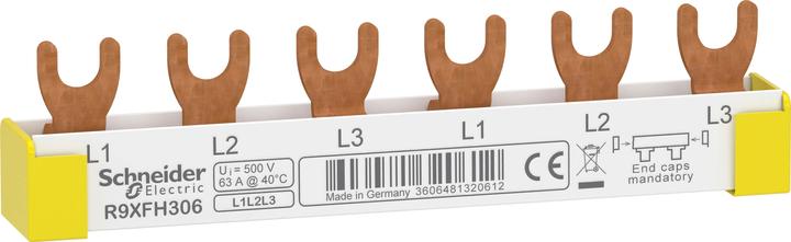 Actual product image Schneider Electric Phase rail fork R9XFH306