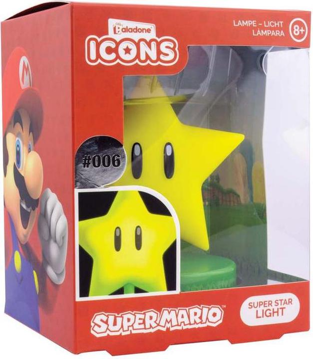 Actual product image Paladone Products Lampada Super Mario : Super Star Icon Light (PLD)