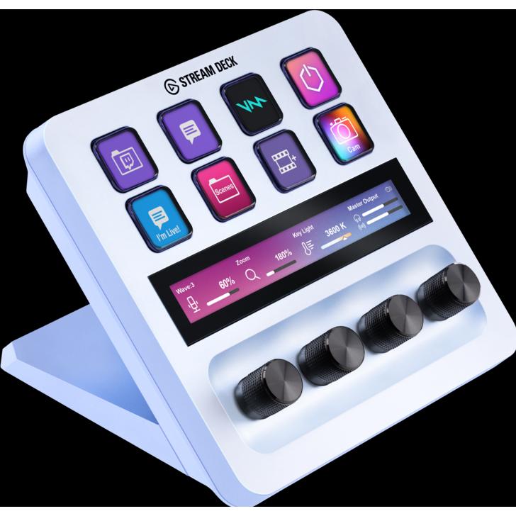 Elgato Stream Deck +, Streaming Deck, Weiss