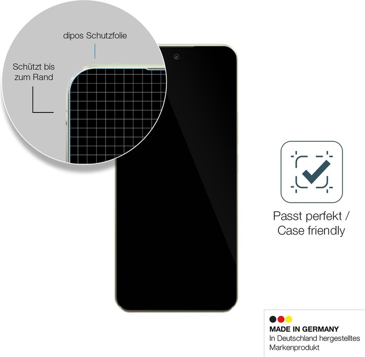 Actual product image Dipos Anti-Shock Screen Protector Clear (1 Piece, Realme Q3 5G)