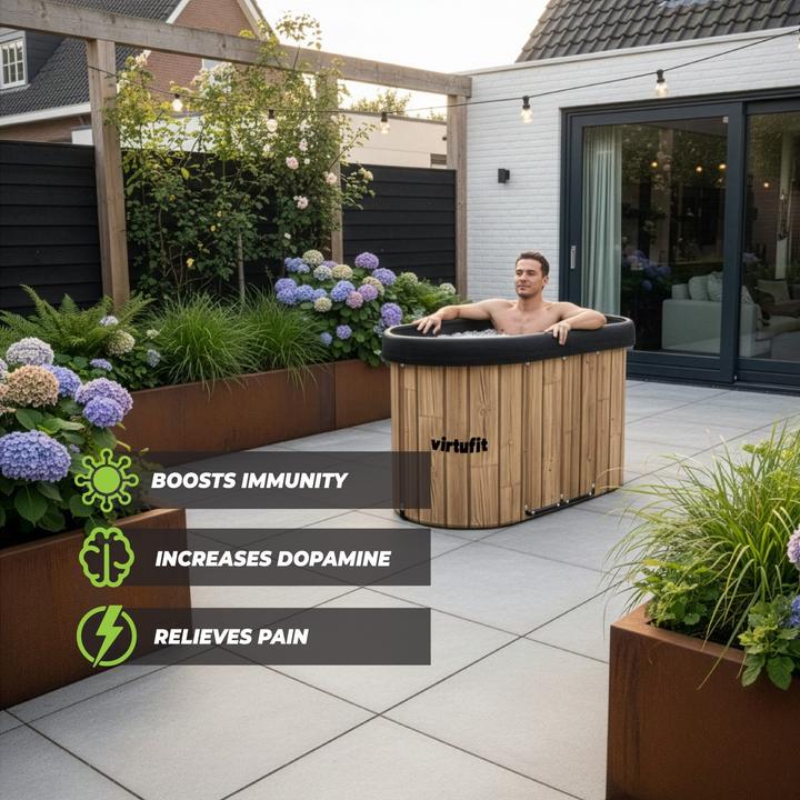 Actual product image Virtufit VirtuFit Oval Ice Bath (120 cm, 70 cm)