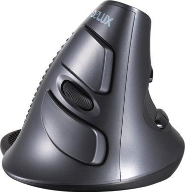 Produktbild Exertis Connect ergonomische vertikal Maus, für Rechtshänder, wireless, schwarz rechtshänder Maus um Schmerzen in Ha (Kabellos)