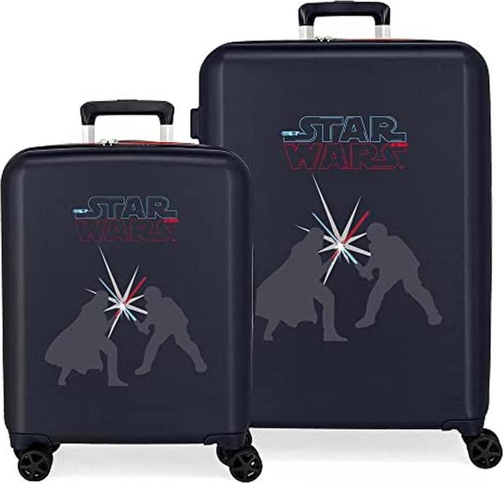 Image du produit Star Wars Set de valises robustes à roues multidirectionnelles et fermeture TSA intégrée