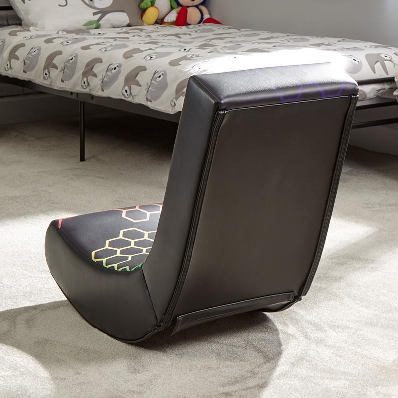 Thumbnail - X Rocker Siège de jeu pliable Video Rocker Neo Hex Edition, Gaming Stuhl, Schwarz