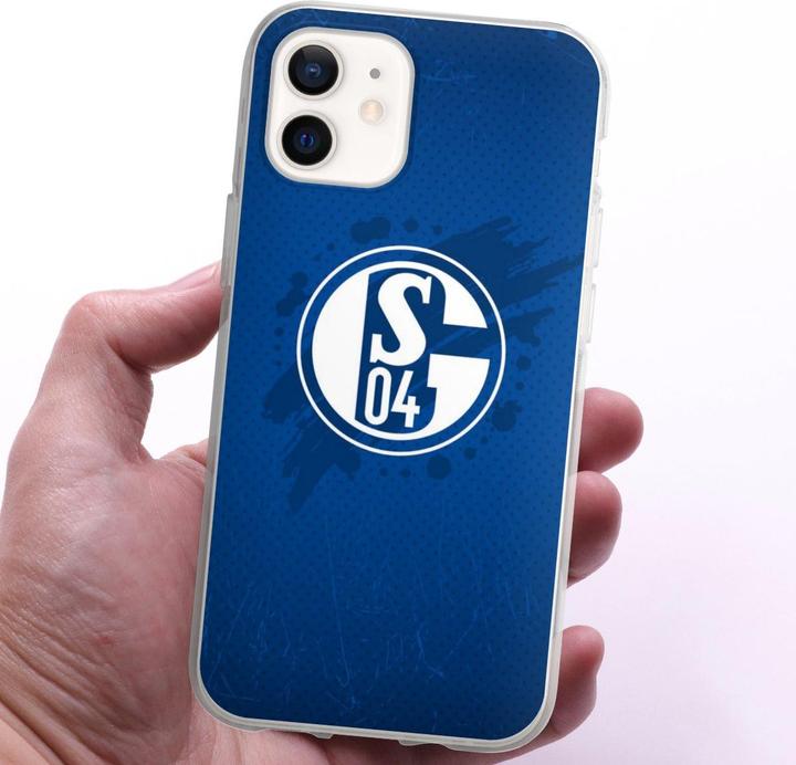 Produktbild DeinDesign Silikon Hülle für Apple iPhone 12 Pro Handyhülle Case Smartphone Schutzhülle Bundesliga FC Schalke (Apple iPhone 12 Pro)