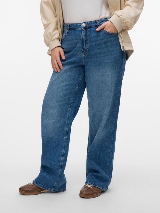 Produktbild Vero Moda VMCTESSA Hohe Taille Weiter Beinschnitt Jeans Weit geschnitten (52)