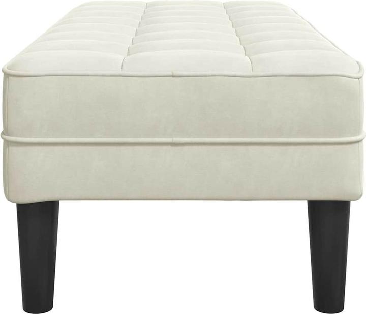 Image du produit vidaXL Samt Ottoman (113 cm)