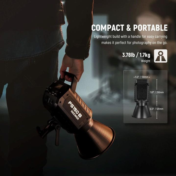 Actual product image Neewer Continuous light FS150B bi-colour video light (Video light)