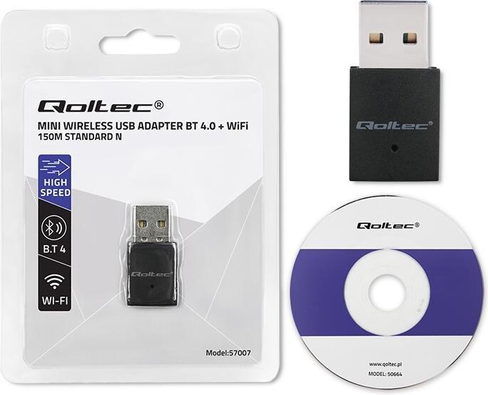 Produktbild Qoltec 57007 Wireless Mini Adapter