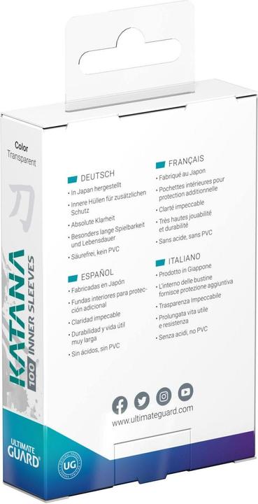 Produktbild Ultimate Guard Katana Inner Sleeves Standard