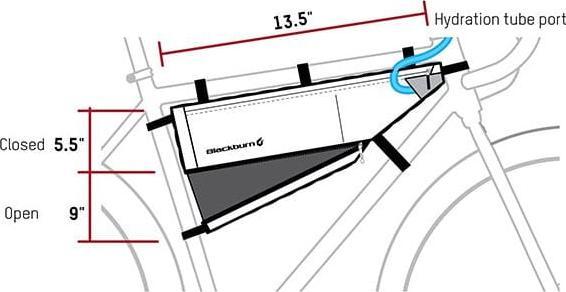 Produktbild Blackburn Outpost (3.50 l, Rahmentasche)