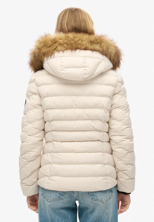 Produktbild Superdry geposterte daunenjacke, fuji faux fur (L)