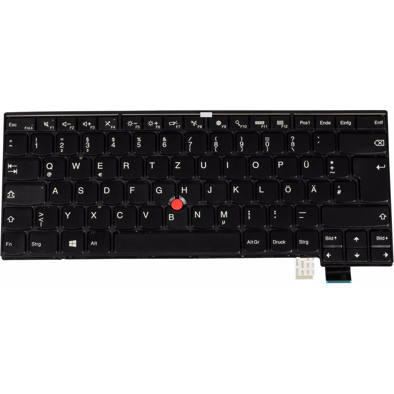 Lenovo Keyboard (GERMAN), Notebook Ersatzteile, Schwarz