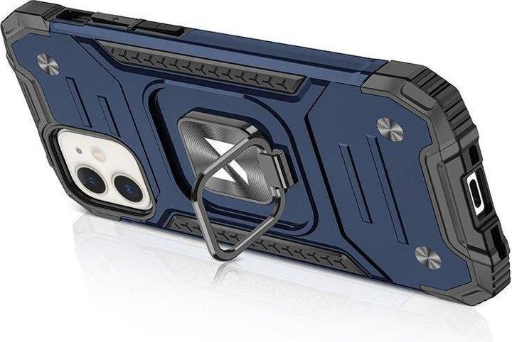 Immagine prodotto Wozinsky Custodia Ring Armor per iPhone 14 cover blindata supporto magnetico anello blu (Apple iPhone 14)