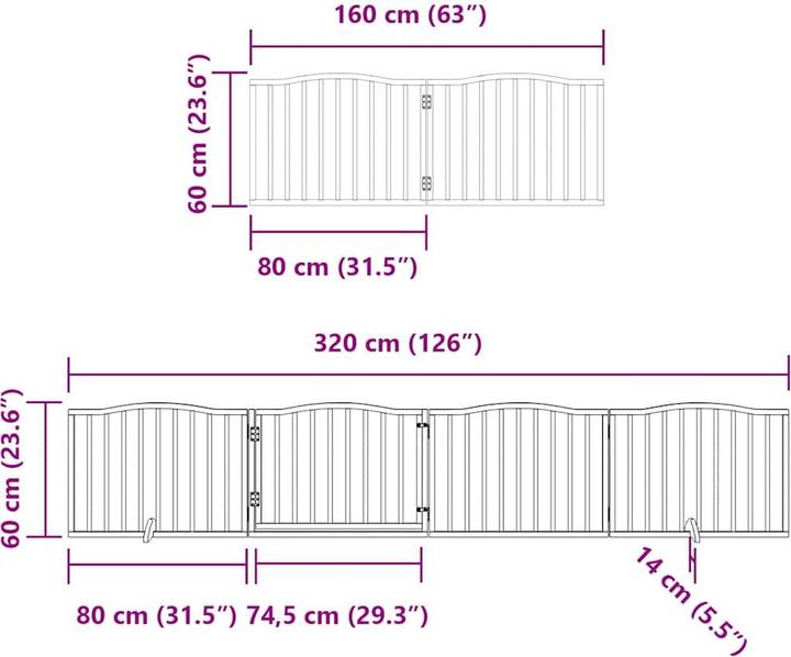 Produktbild vidaXL Hundetor