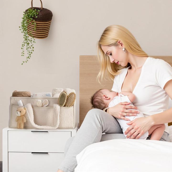 Produktbild Tuocal Wickeltisch Organizer mit Fächern & Griffen