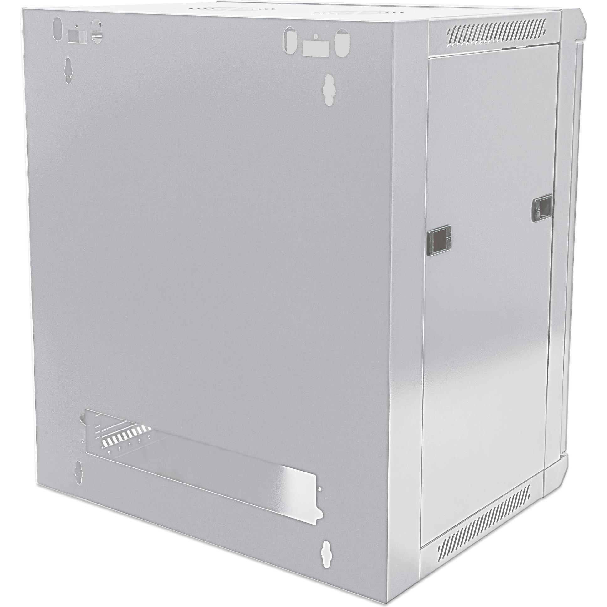 Intellinet 19" Wandverteiler (10.86 HE, 19 Zoll Rack), Serverschrank, Grau