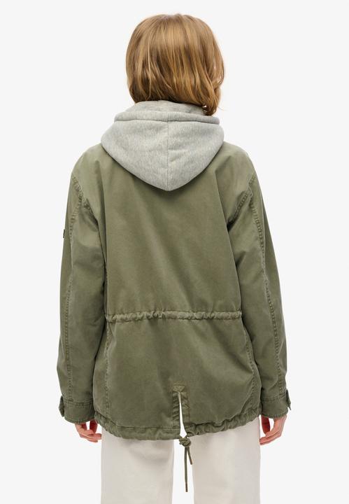 Produktbild Superdry Jersey-Jacke im Militärstil mit Kapuze (L)