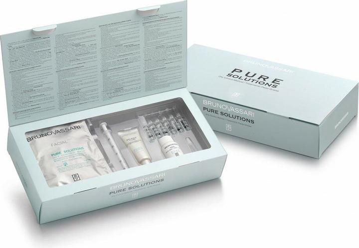Bruno Vassari Pure Solutions Set - Balance Fluid Vitamin A Hydrating Emulsion 20 Ml, Cream Mask 30 G (Gesichtspflege Set)
