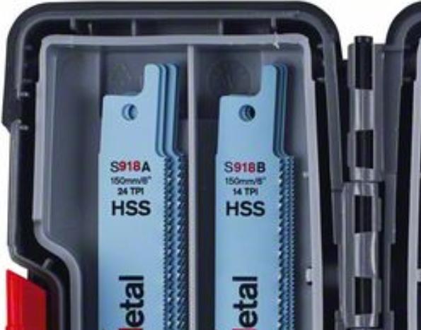 Produktbild Bosch Professional Zubehör 15-tlg. Säbelsägeblatt-Set Wood and Metal Basic