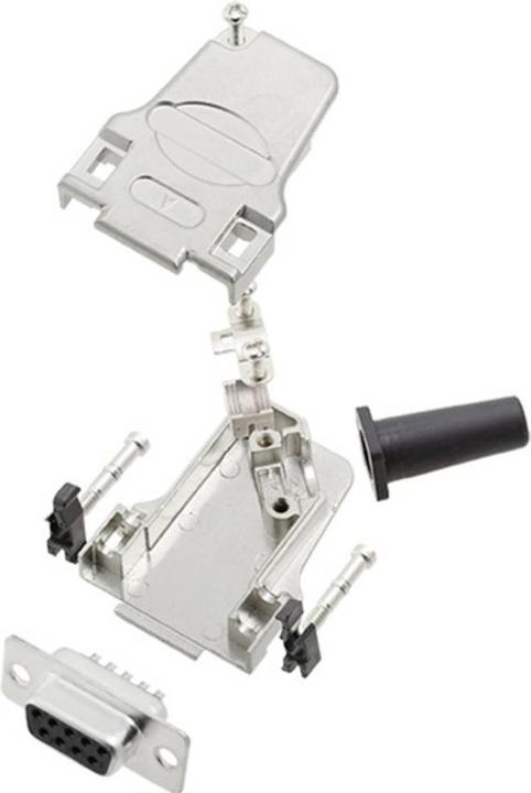 Produktbild Tru Components TCD45ZF09DBSK 7708796 D-SUB Buchsenleisten-Set 45 ° Polzahl (num)