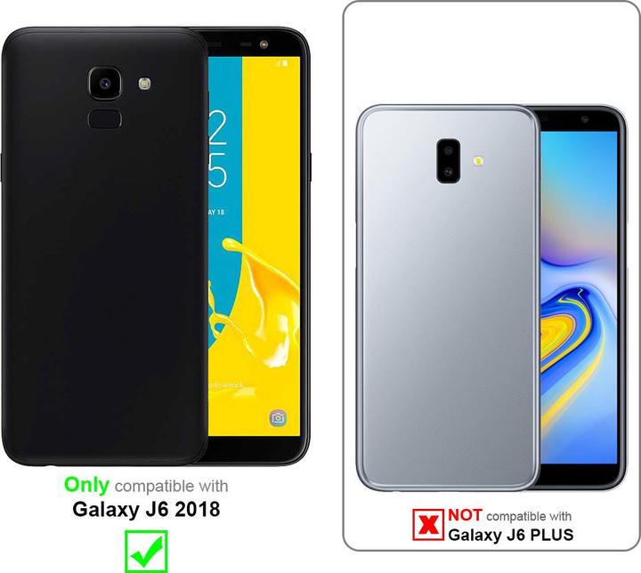 Actual product image Cadorabo Flower Book Cover (Samsung Galaxy J6 (2018))