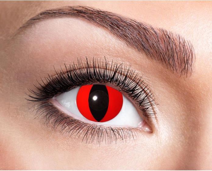 Zoelibat Kontaktlinsen rote Katze (Rot)