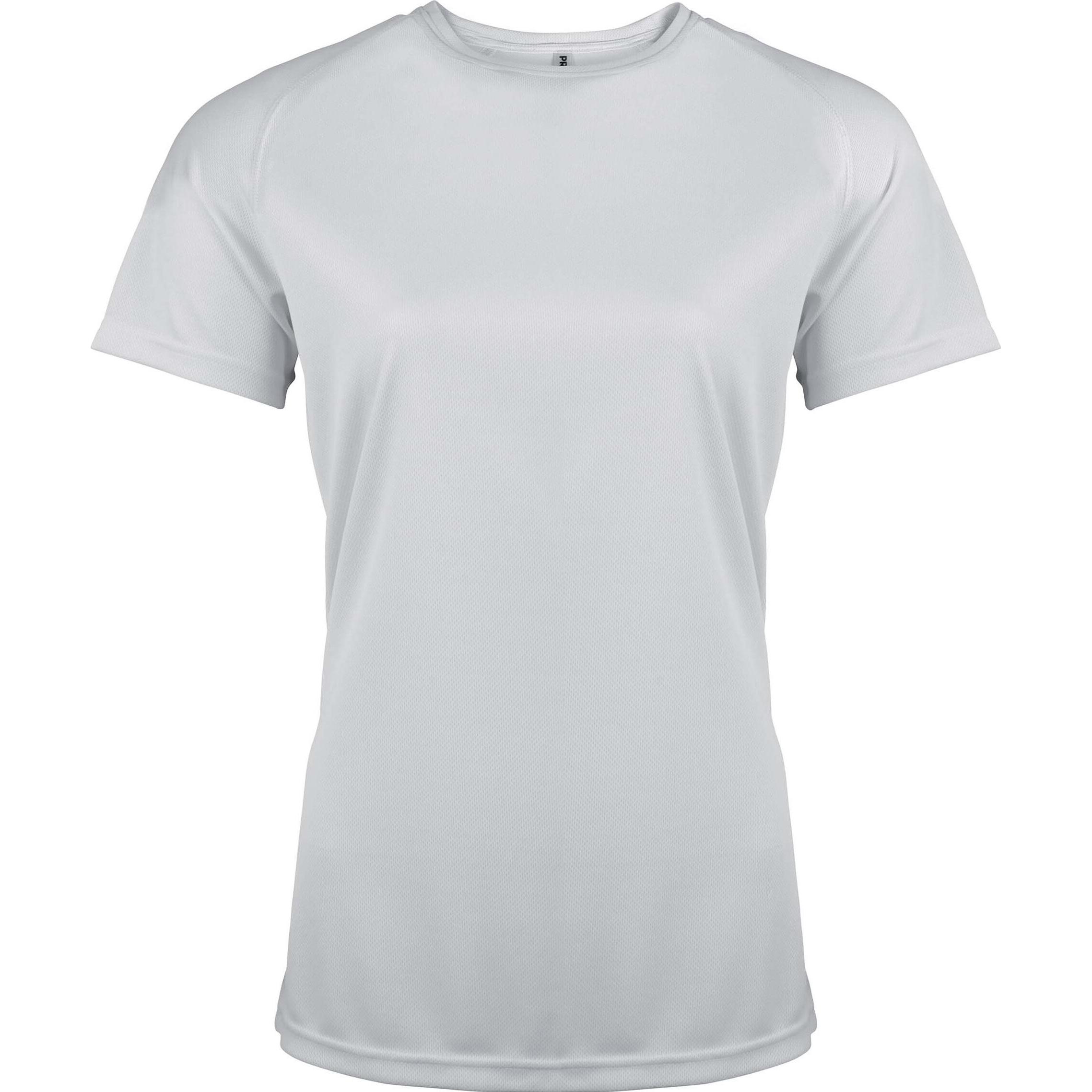 Proact, Damen, Sportshirt, Sport blanc (XL), Weiss, XL