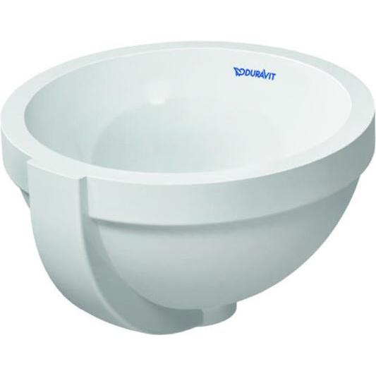 Duravit, Waschbecken, Einbauwaschtisch ARCHITEC m ÜL o HLB d= 275mm ohne Hahnloch weiss (320 mm, 320 mm)