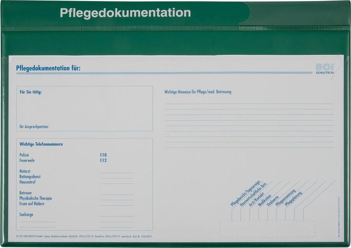 Actual product image Boi Dokutech Patient documentation folder System-Line DIN A4 green (A4, 1 x)