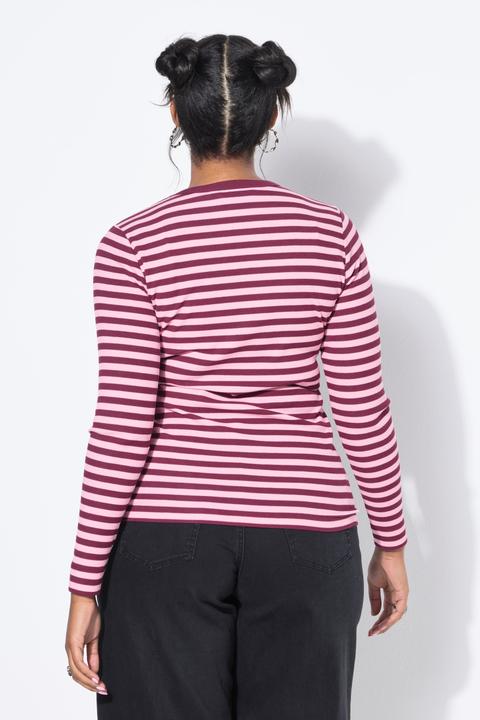 Produktbild Studio Untold T-Shirt, Slim Shape, Ringeljersey, Langarm (58)