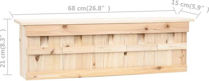 Produktbild vidaXL Nistkasten für Spatzen