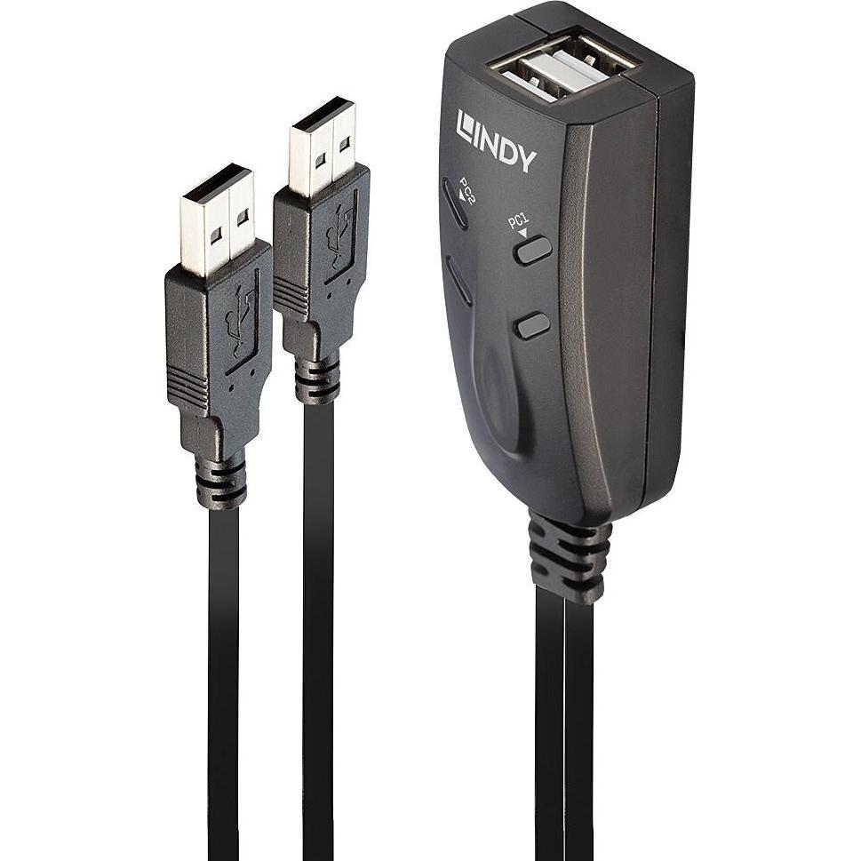 Thumbnail - Lindy KM Switch, KVM Switch, Schwarz