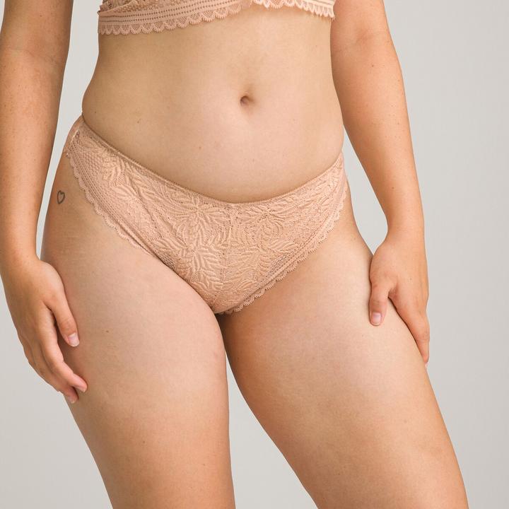 Produktbild La Redoute Collections Tanga JEANNE aus recycelter Spitze (40, Einzelpack)