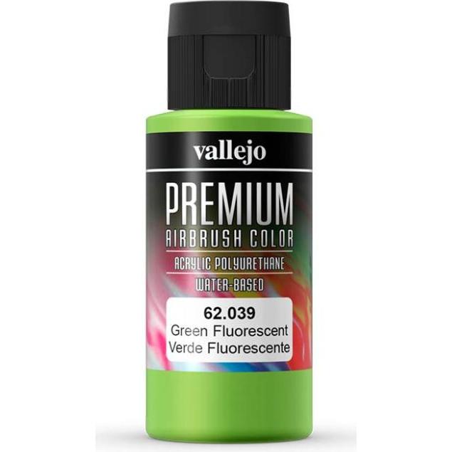 Vallejo, Künstlerfarbe + Bastelfarbe, Premium Airbrush Colors (Grün, 60 ml)