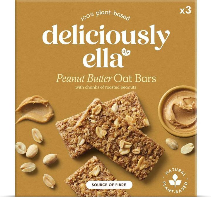 Actual product image Deliciously Ella Peanut Butter Oat Bar 3 x 50g (150 g)