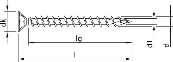 Immagine prodotto Heco HECO-TOPIX-plus A2 5, 0 x 60, testa svasata, HD-25, VVG (200 Viti per pezzo)
