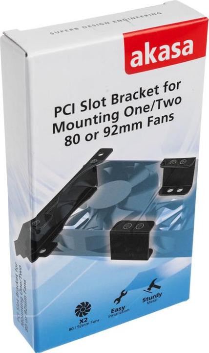 Produktbild Akasa PCI-Slot Montagesystem für Lüfter - 80mm/92mm