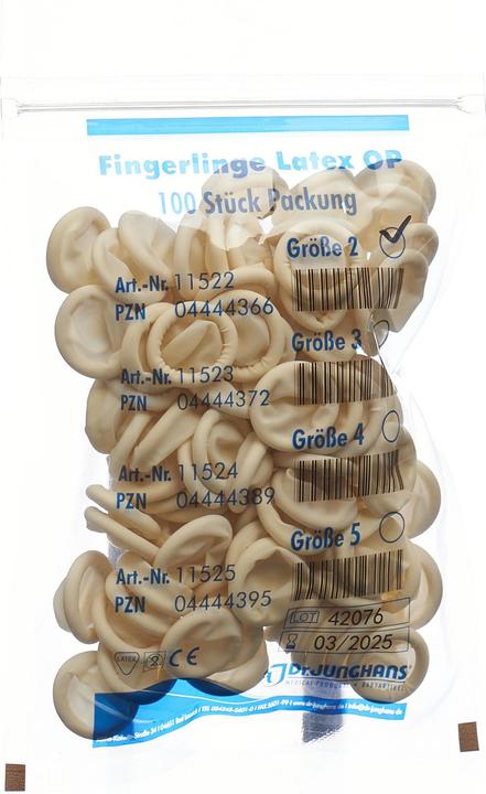 Actual product image Dr. Junghans Finger cots (2)