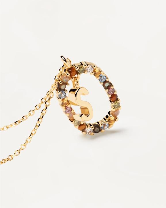 Immagine prodotto Pd Paola Nuova collana di lettere S (Argento 925, 50 cm)